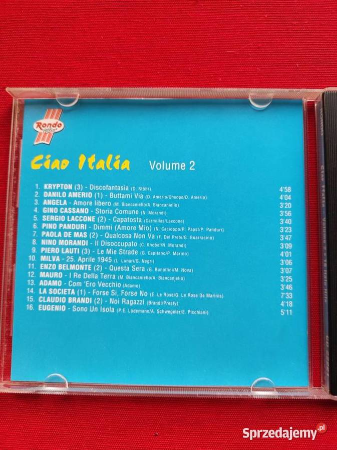 Ciao Italia Vol 2 16 Italo Hits płyta cd Kielce