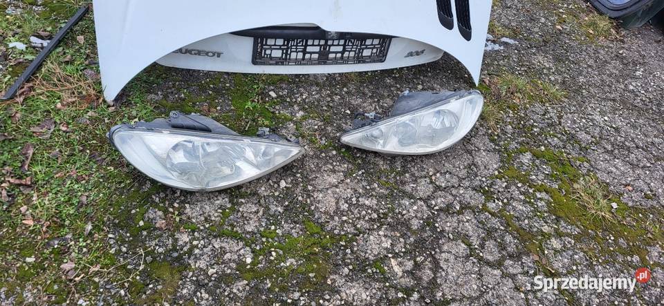 Peugeot 206 przed FL Zderzak Maska Pas przód z Pozostałe Żabno