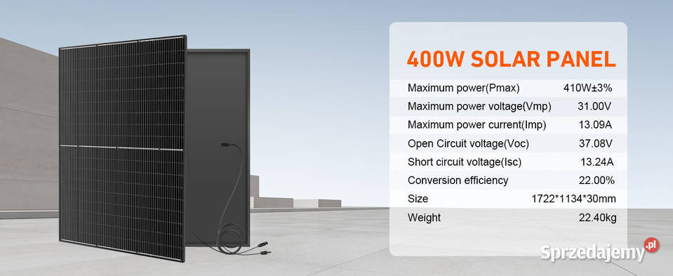 Elektrownia balkonowa panel słoneczny 400W moduł Instalacje lubuskie Zielona Góra