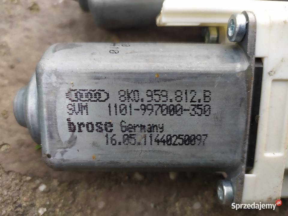 Silniczek szyby prawy tył 8K0959812B Audi Vw Motoryzacja Radlin