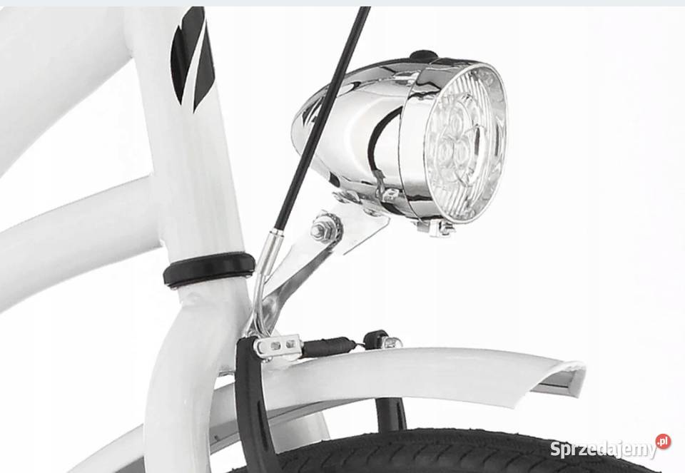 Rower miejski INDIANA Moena S1B 26 damski Biały wielkopolskie Września