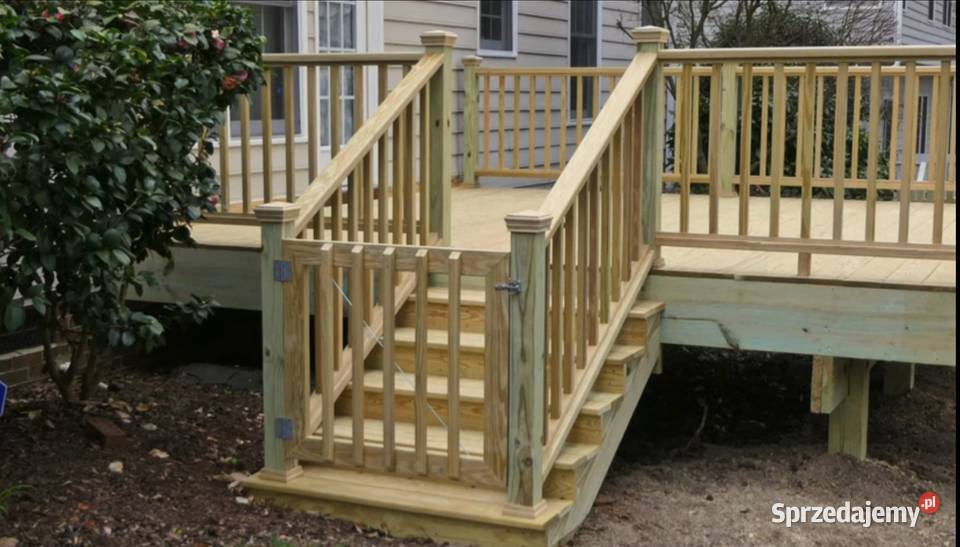 Stolarstwo tarasy domy drewniane zabudowy