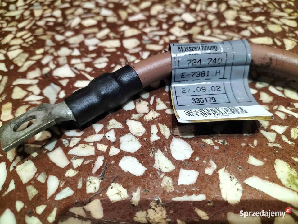 Klema minusowa silnika BMW E30 E34 E32 E31 E46 Poręba