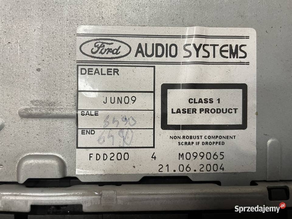 3S7T18C815 radio fabryczne 6000CD ford Mondeo