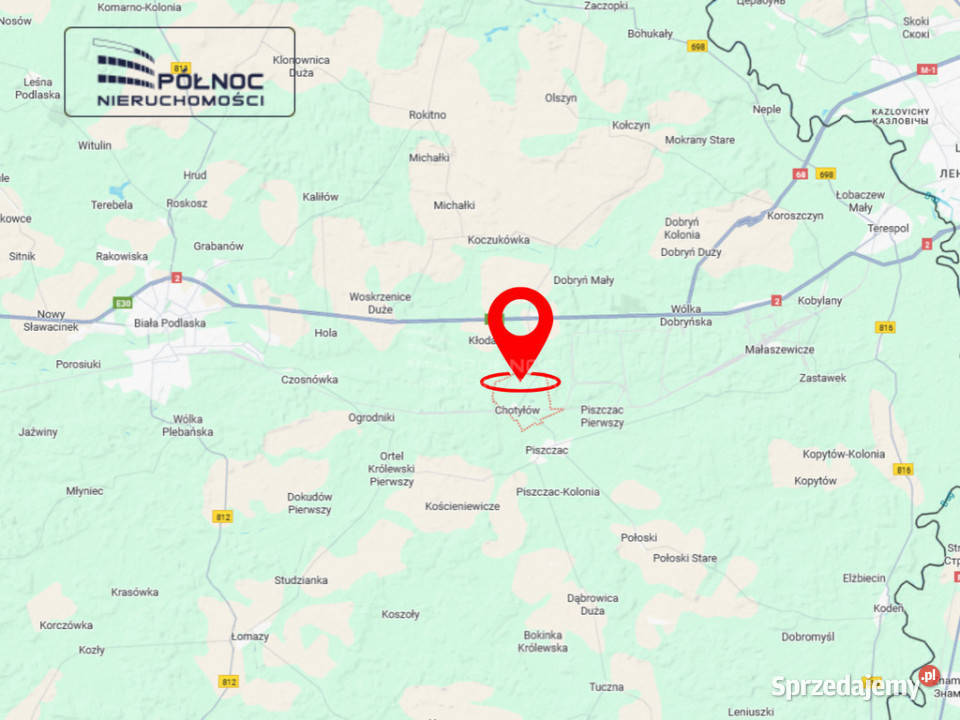 Dwie działki pod zabudowę Chotyłów