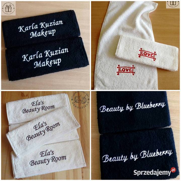Ręczniki z LOGO FIRMY reklamowe hotelowe Z Biznes i Przemysł