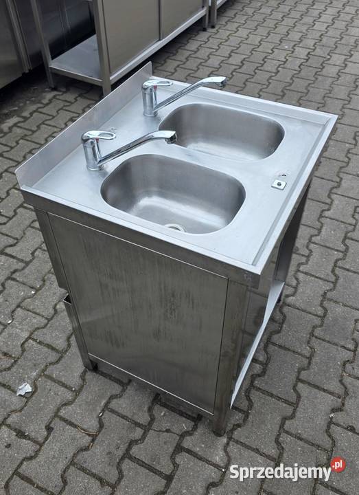 Zlew 2 Komorowy z Szafką Drzwi Suwane 656085 Nowe Skalmierzyce