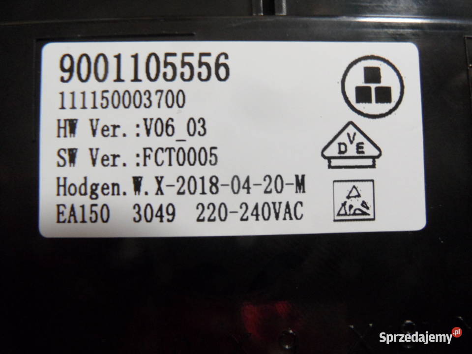 sterownik lodowki bosch KGN39KL35 9001105556
