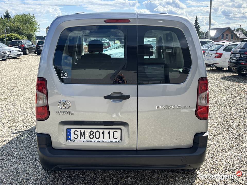 Toyota Proace City Verso Gwarancja lakier metallic