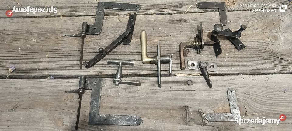 Stare uczxyty klamki i okucia okien skrzynkowych Mysłowice