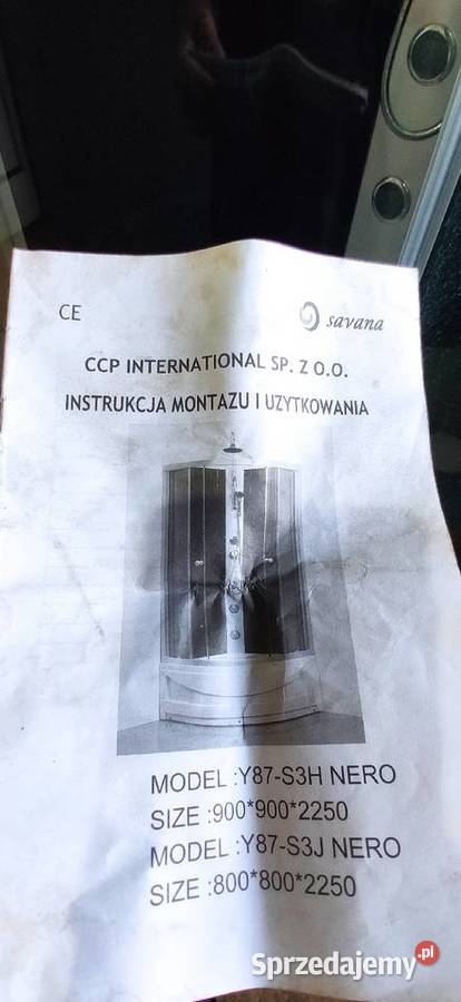 Kabina prysznicowa savana 90x90 śląskie