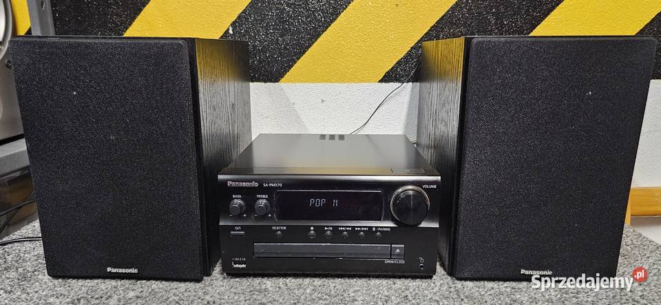 Wieża Panasonic SCPMX70 Bluetooth USB CD wysyłka Kraków