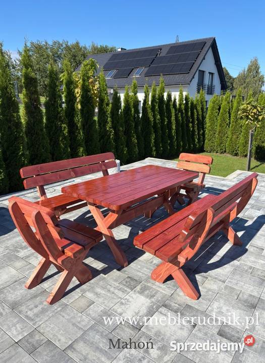 Meble ogrodowe z drewna 5 wysyłka mazowieckie