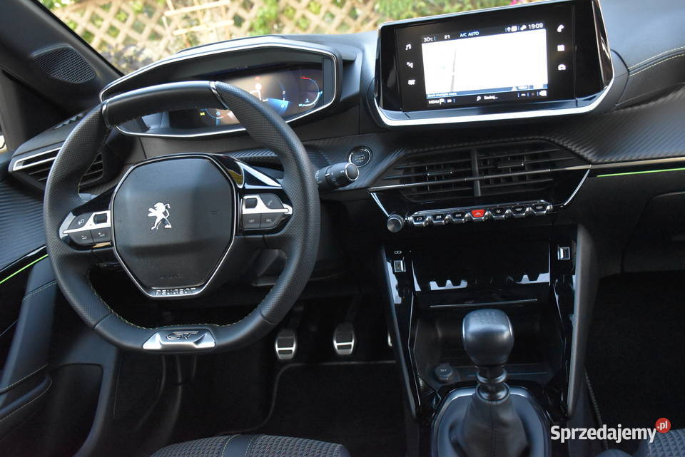 Peugeot 208 II GT Turbo 101 12500 NAJBOGATSZA elektryczne lusterka łódzkie Zduńska Wola