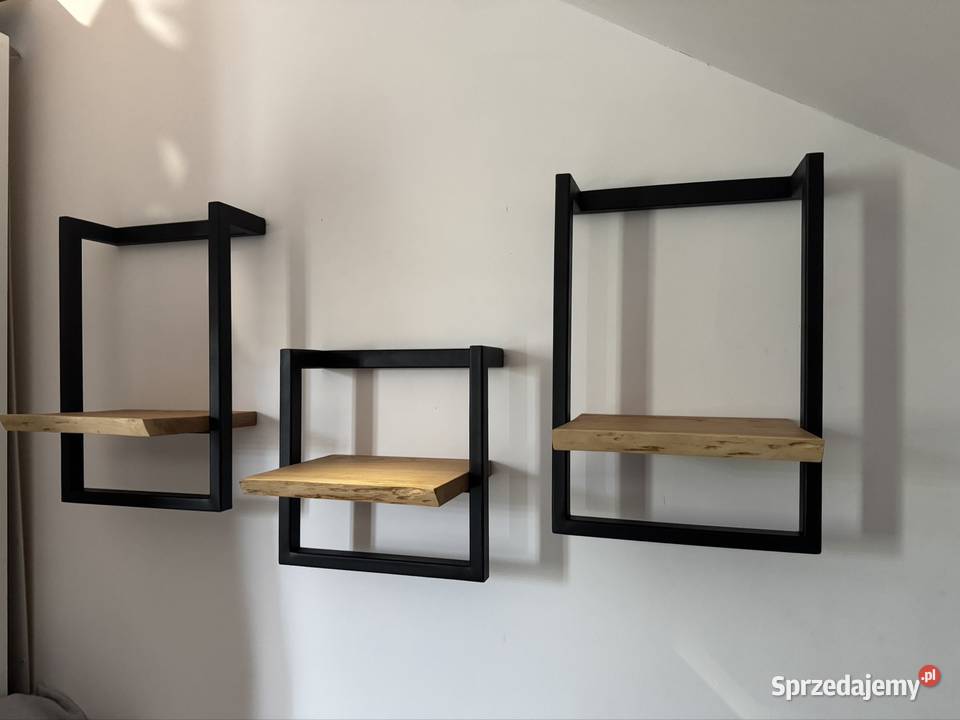 Półki w stylu loft Drewno czereśnia Dom i Ogród Przemyśl sprzedam
