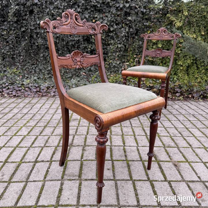 ARTexpert Para krzeseł krzesło krzesła Meble Antyki, Sztuka, Kolekcje Dobrzany