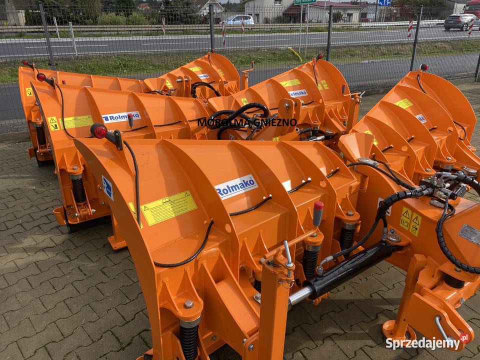 Pług śnieżny składany do śniegu strzałka