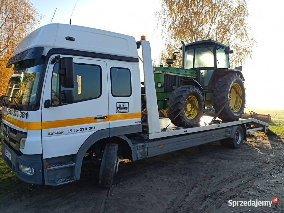 Pomoc drogowa Autolaweta Laweta Transport Maszyn Głowno