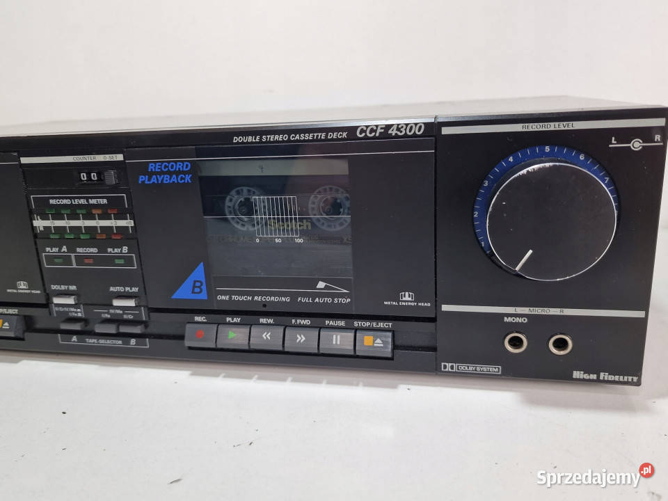 magnetofon GRUNDIG Cassette Deck CCF 4300 wielkopolskie Międzychód