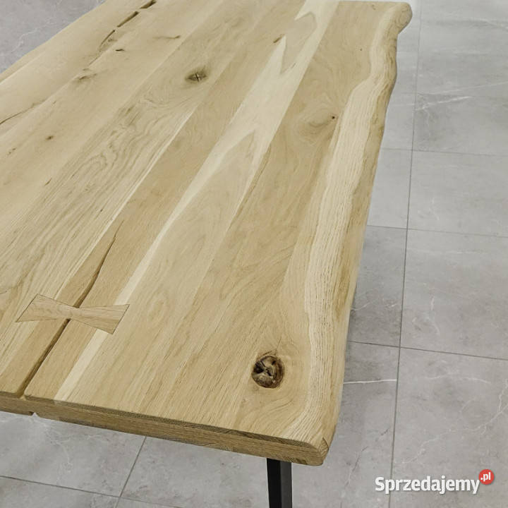 Blat dębowy do stołu RUSTWOOD surowy Blaty Chmielnik