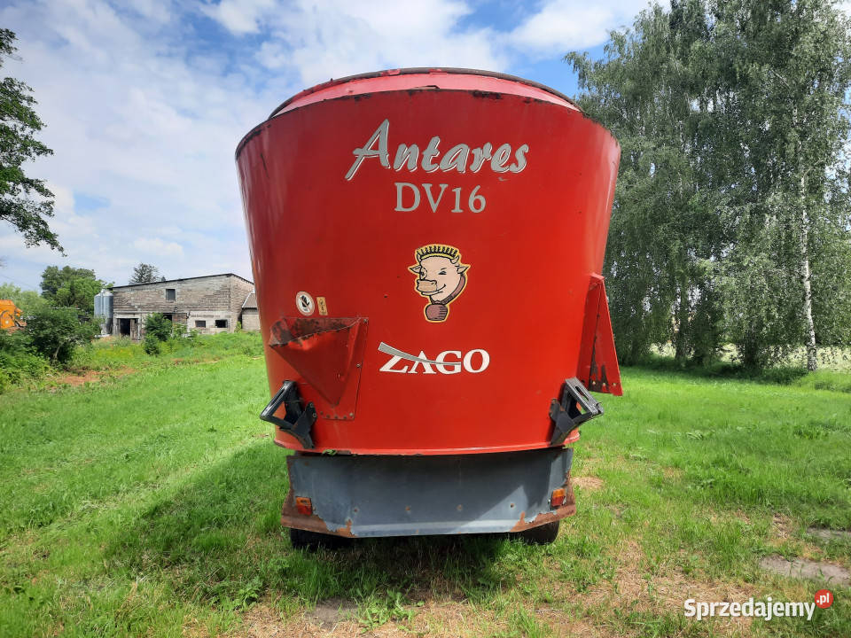 Wóz paszowy ZAGO Antares DV16 16 m3 Cegielnia Lewicka