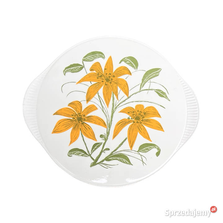 Patera Edelkeramik Grnstadt z motywem kwiatowym mazowieckie