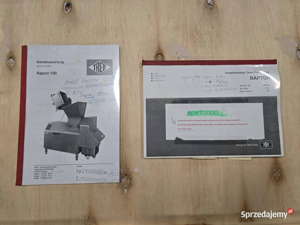 Kostkownica Treif Raptor 150C 4500 h szatkownica Niedźwiedź