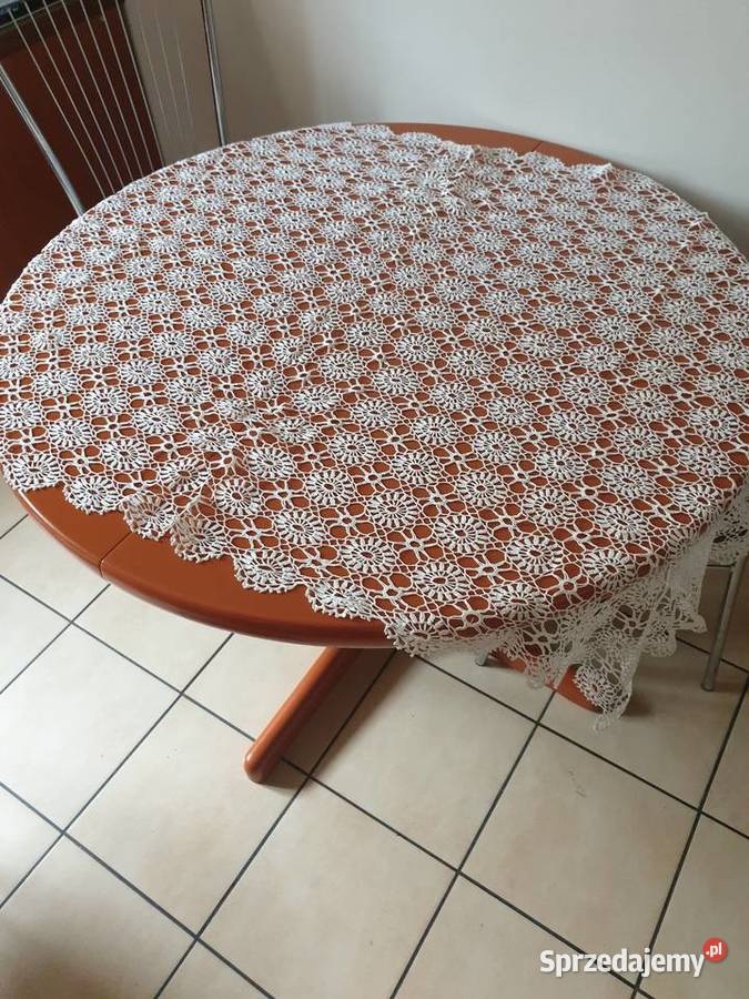 serwetki koronkowe ręcznie robione biały Łódź sprzedam