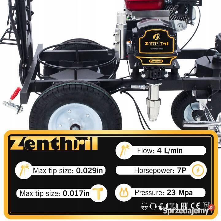Malowarka Drogowa Spalinowa 7P 23 MPa 4 Lmin 2