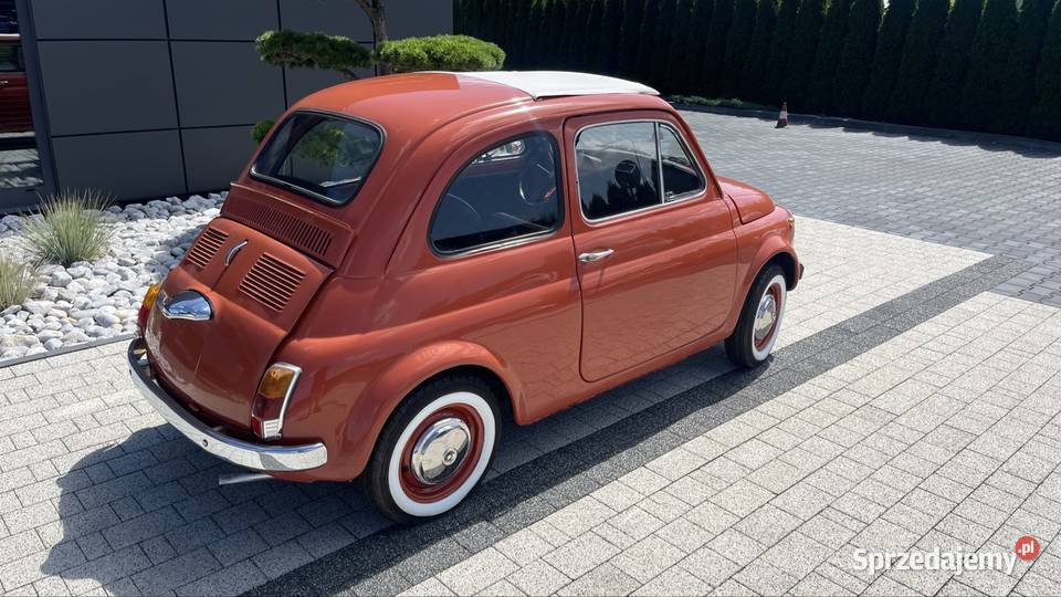 Fiat 500 Zabytek z Włoch pomarańczowy świętokrzyskie Kielce