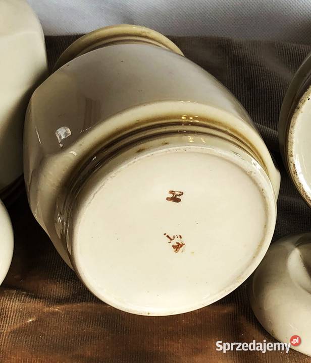 Mirostowice duże pojemniki kuchenne porcelana małopolskie Myślachowice sprzedam
