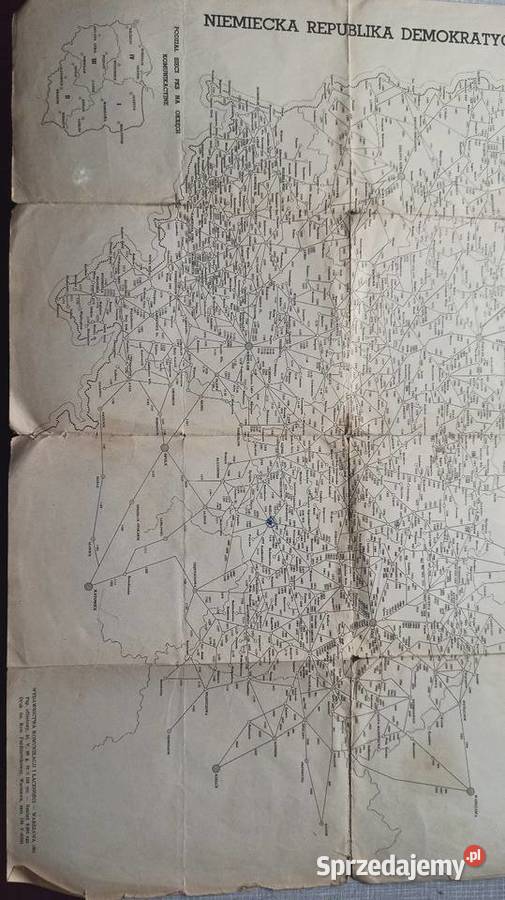 Schematyczna mapa sieci autobusowej III okręgu łódzkie Wieluń