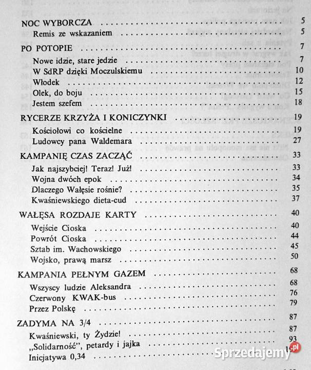 Kwach Zapiski sztabowe Danuty Waniek Danuta lubelskie