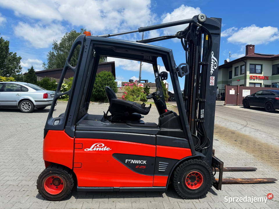 wózek widłowy elektryczny LINDE E25 EVO przesuw