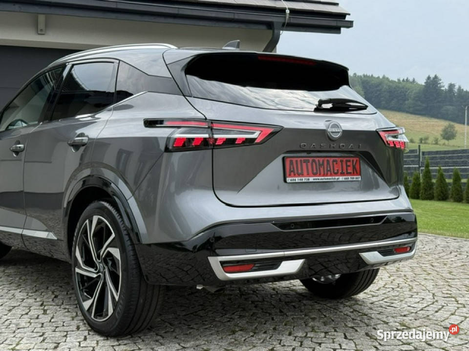 Nissan Qashqai TEKNA KAMERY 360 ALU 20 NOWE AUTO klimatyzacja Kamienna Góra