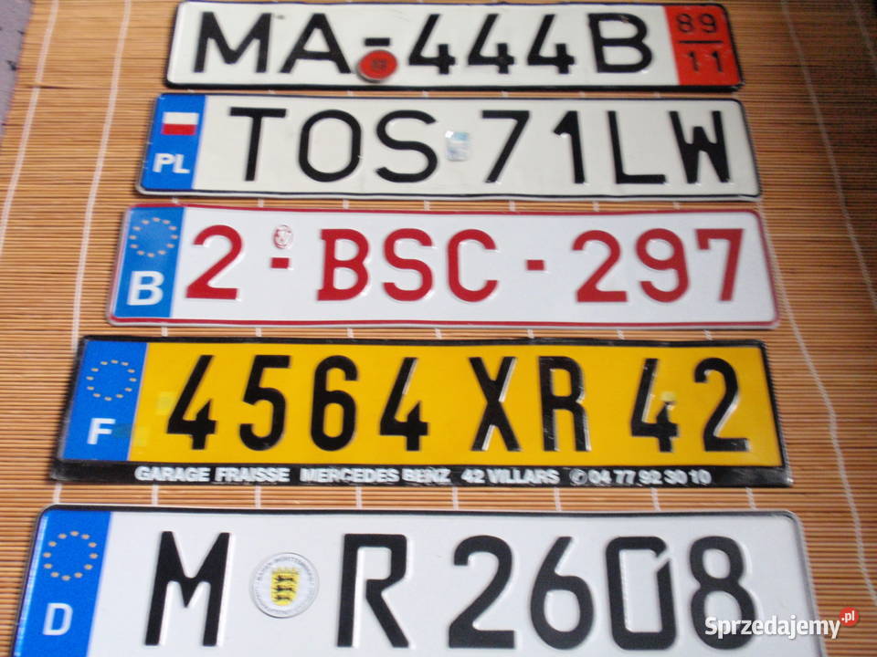 Tablice rejestracyjne hobby Kielce