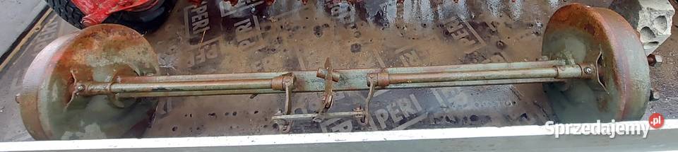 Sprzedam oś przyczepy szeroka z hamulcem Ryki