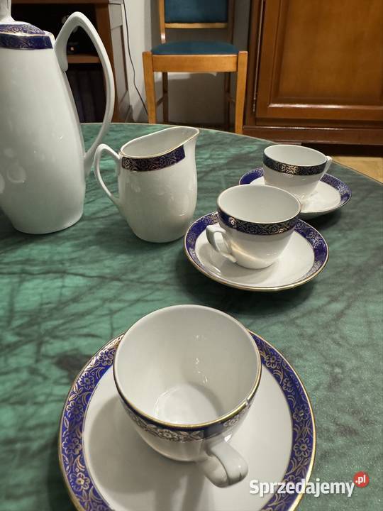 Chodzież antyk porcelanowy serwis kawowy komplet Częstochowa