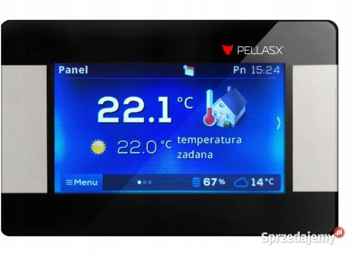 Regulator pokojowy Pellasx ecoSTER TOUCH wielkopolskie