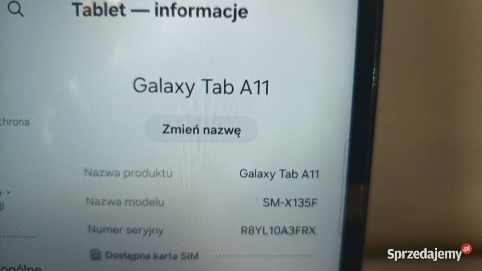 Tablet SAMSUNG Galaxy Tab A11 87 LTE 464GB Samsung Katowice