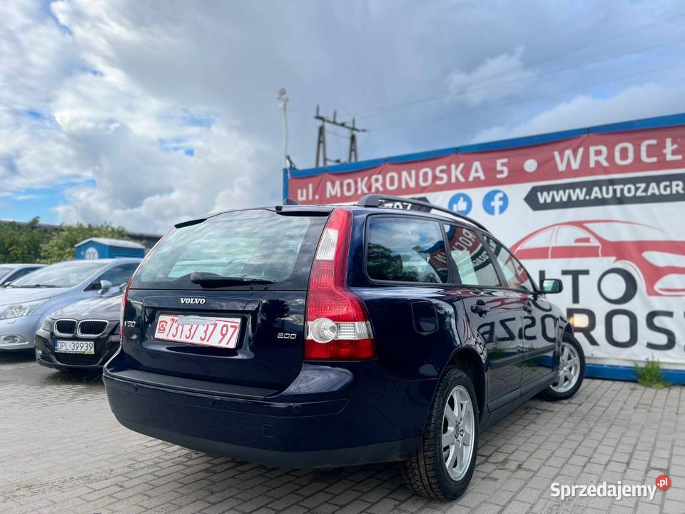 Volvo V50 20 Diesel 2006 Klima Alufelgi Zadbany Wrocław