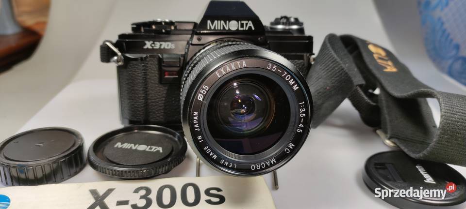 Minolta X370s z obiektywe Exakta 3570 Wrocław