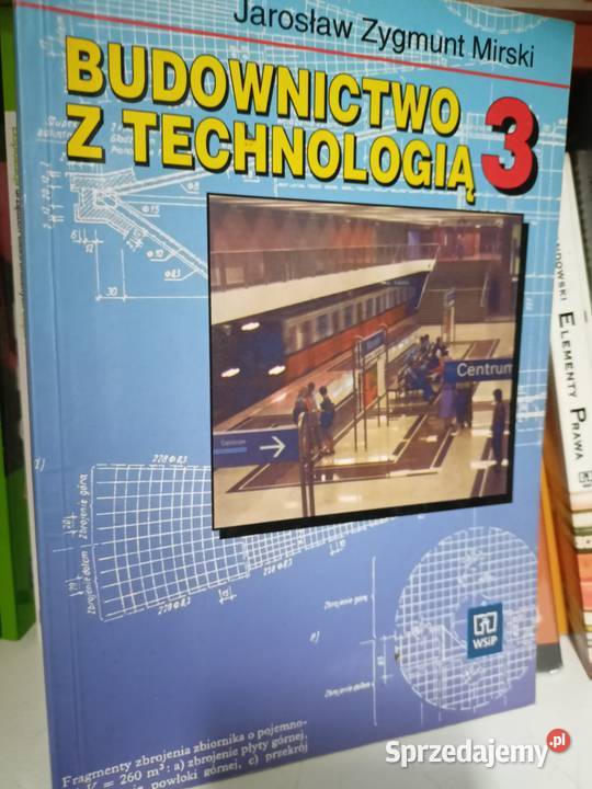 Budownictwo z technologią 3 podręczniki szkolne książki okaz