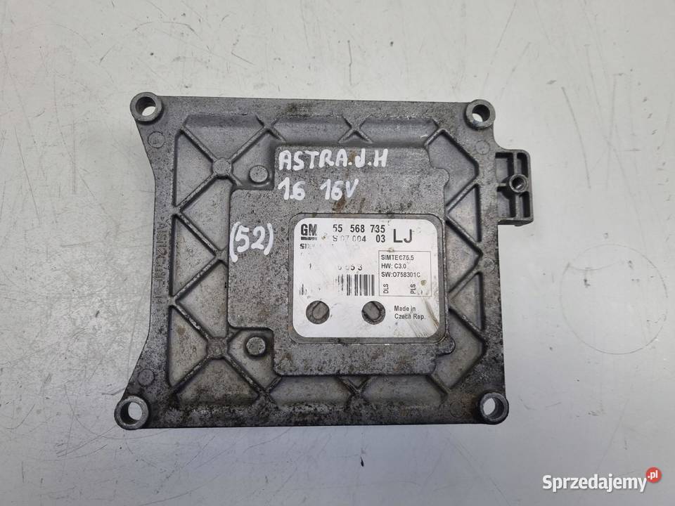 Opel Astra III H 16 16V STEROWNIK SILNIKA Rudka sprzedam