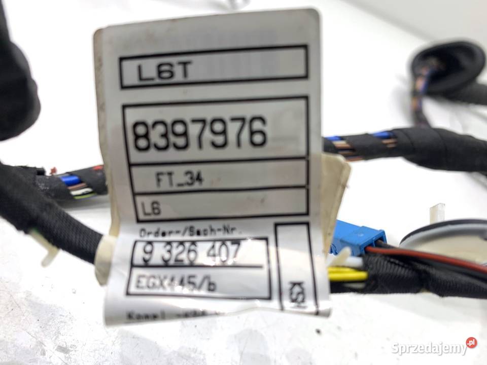 WIĄZKA DRZWI PRZÓD LEWY BMW F34 9326397 20 184 osobowe