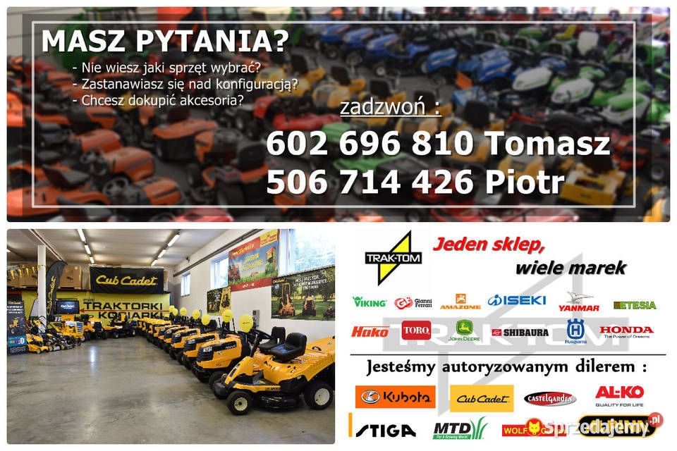 Traktorek kosiarka Cub Cadet LT192 NOWA 16 Kobiele Wielkie