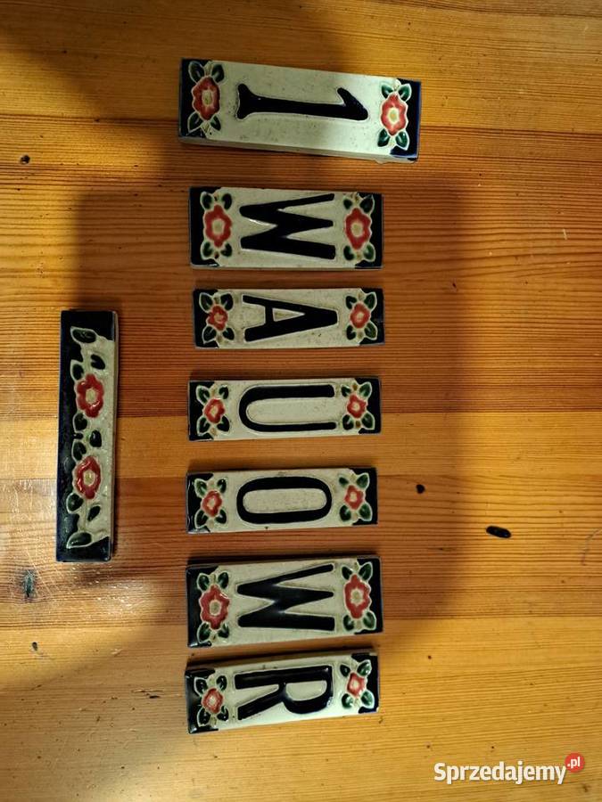 Retro plytki ozdobne ceramiczne z lat 60 tych dolnośląskie