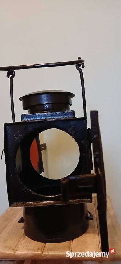 Stara lampa kolejowa sygnalizacyjna Dom i Ogród Kraków