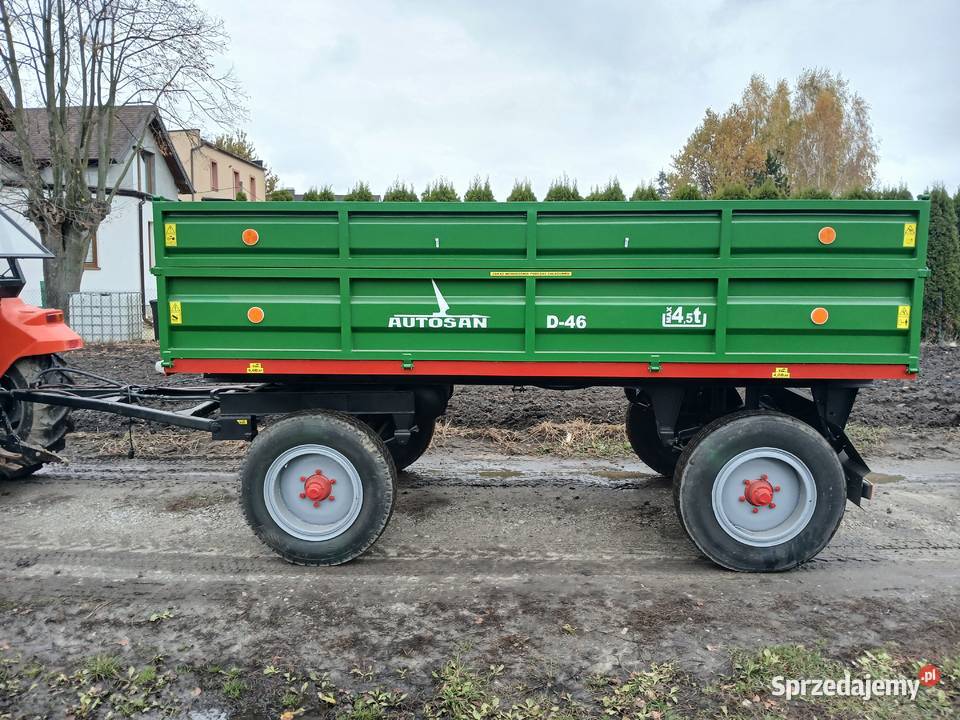 Przyczepa wywrotka d46 Rzgów sprzedam