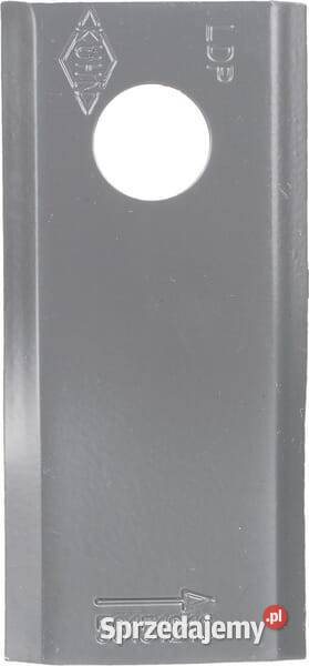 Nożyk kosiarki rotacyjnej lewy 95x45x35 mm otwór